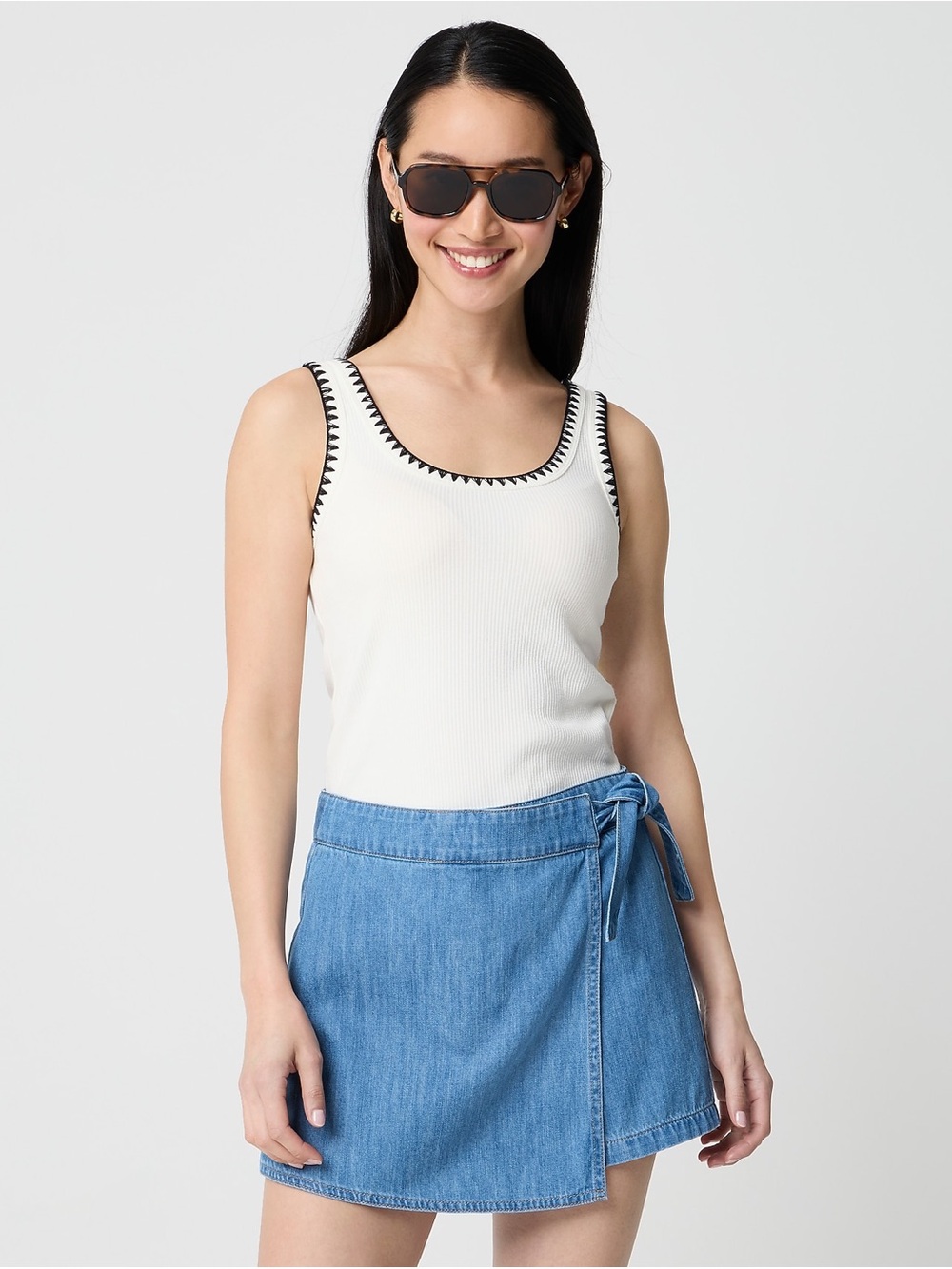 J. Crew Denim Skort